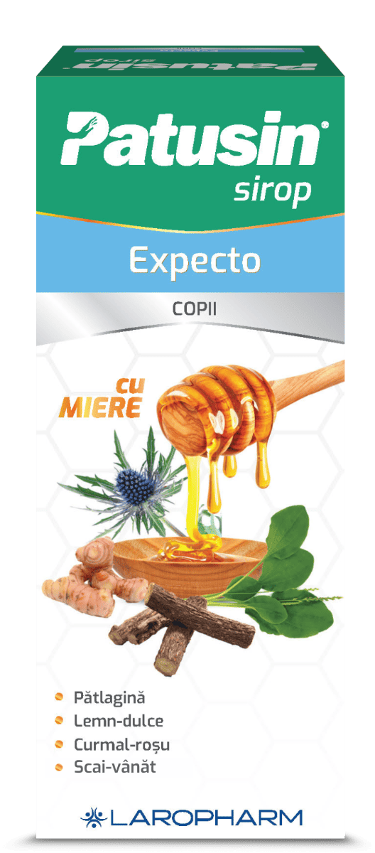 Patusin Expecto pentru copii, 100ml, Laropharm 1 Patusin Expecto pentru copii
