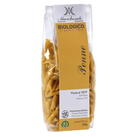 Penne din teff fara gluten Bio