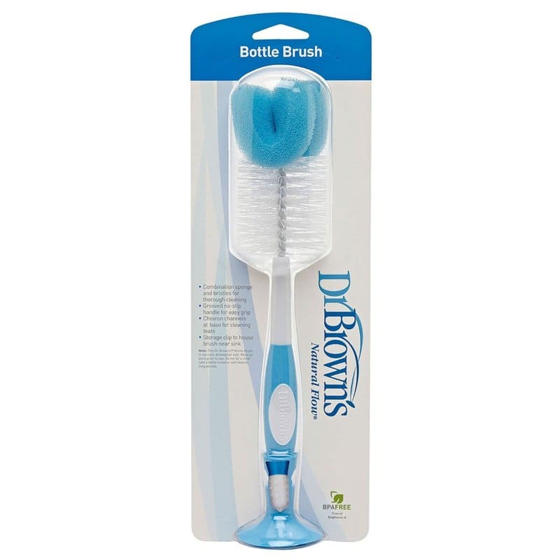 Perie albastra pentru biberoane