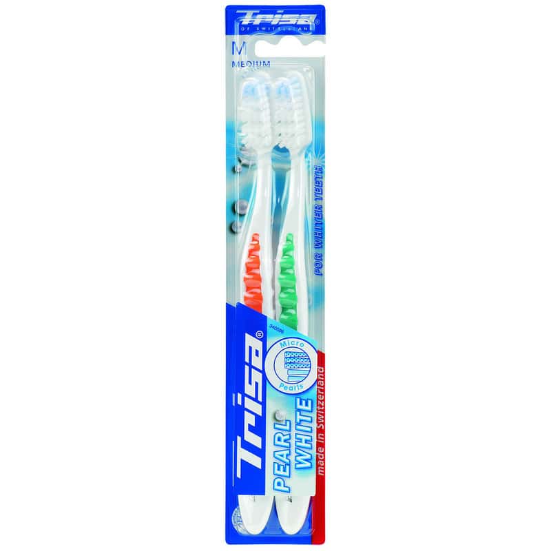 Periuta de dinti Pearl White Duo Medium