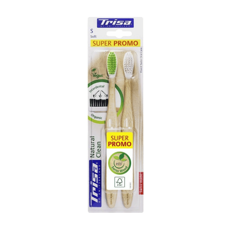 Periuta de dinti vegana Natural Clean Soft Duo