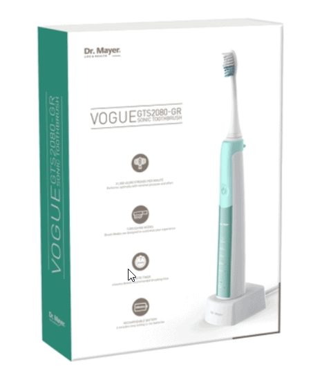 Home v2 10 Periuta electrica sonica GTS2080, Dr.Mayer – Curatare Eficienta