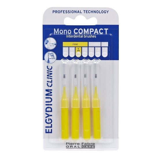 Periute interdentare Mono Compact Yellow