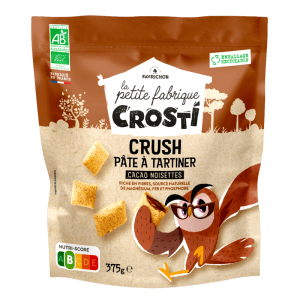 Pernute bio pentru copii cu crema de cacao si alune de padure