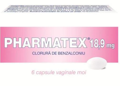 Pharmatex capsule vaginale 18,9mg, 6 capsule vaginale, Innotech 1 Pharmatex capsule vaginale 18