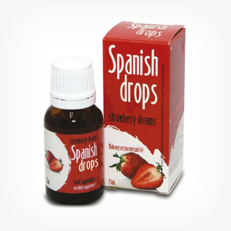 Picaturi afrodisiace Spanish Fly Strawberry Dreams - Capsuni