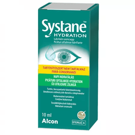 Picaturi oftalmice fara conservanti Systane Hydration