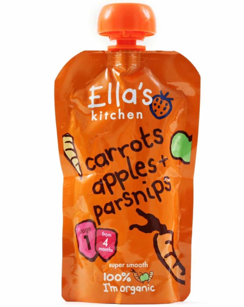 Piure Bio din morcov, mar si pastarnac, 120g, Ella’s Kitchen 1 Piure Bio din morcov