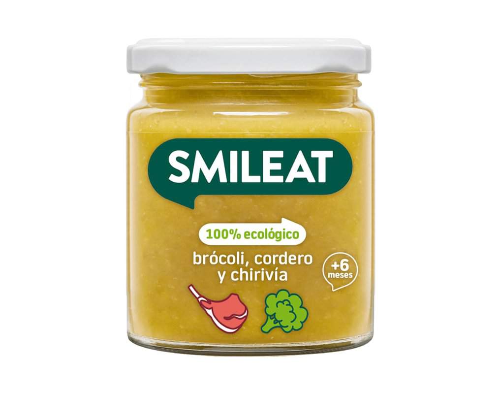 Piure cu brocoli, pastarnac, miel si ulei de masline +6 luni, 230g, Smileat 1 Piure cu brocoli
