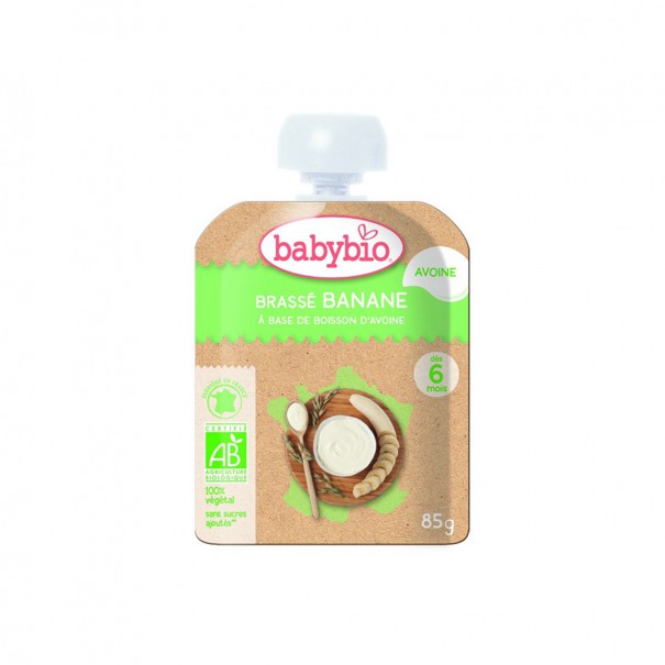 Piure de banane si ovaz Bio