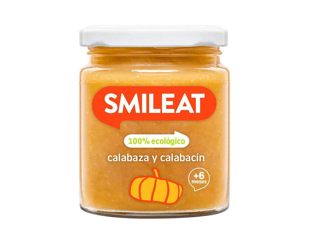 Piure de legume cu dovleac, dovlecel si ulei de masline Bio +6 luni, 230g, Smileat 1 Piure de legume cu dovleac
