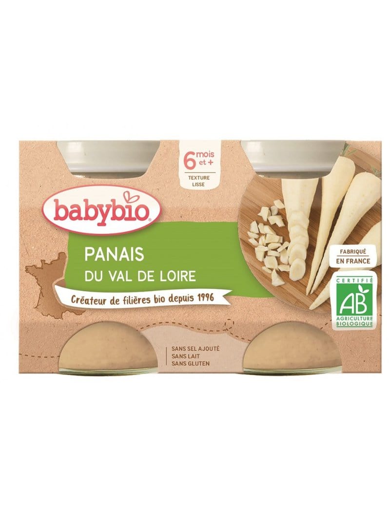 Piure de pastarnac Bio, 2 x 130g, BabyBio 1 Piure de pastarnac Bio
