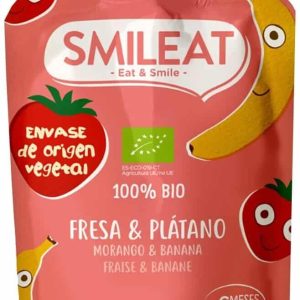 Piure din banane si capsuni +6 luni Bio