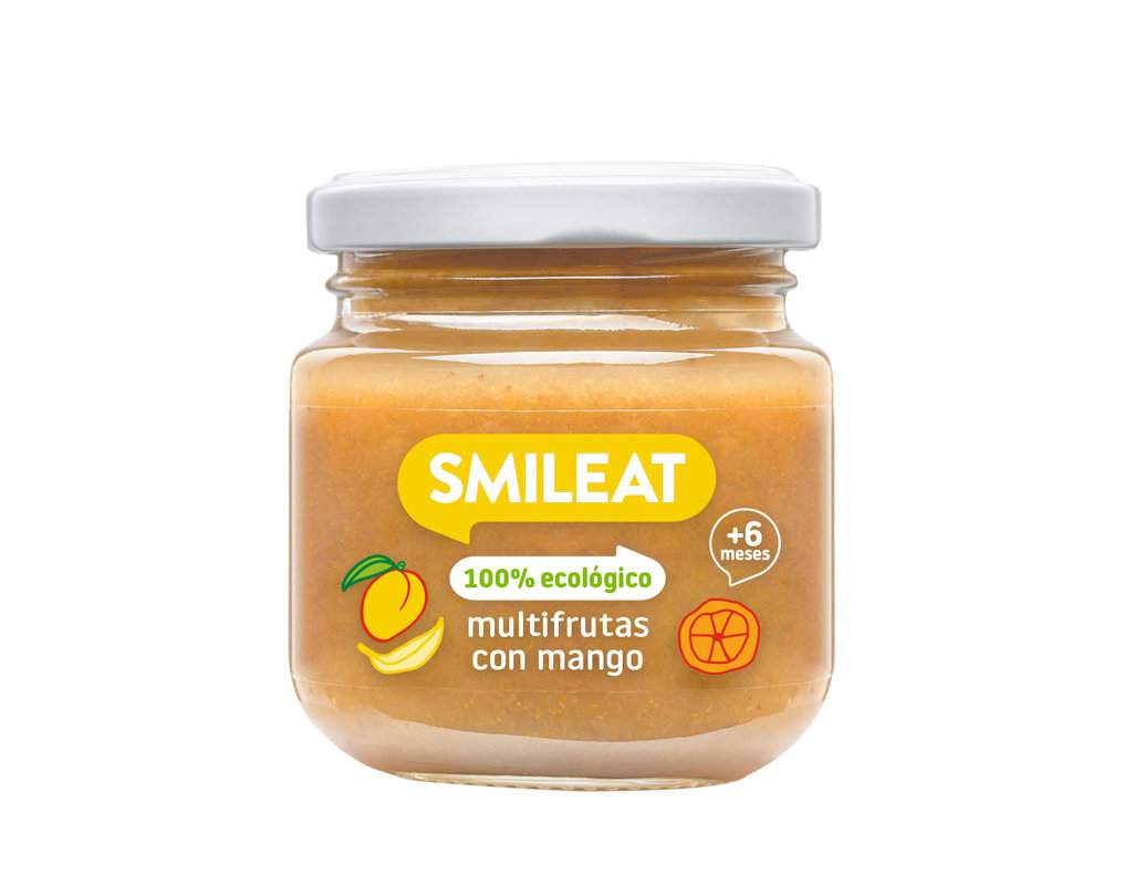 Piure din mix de fructe Bio +6 luni, 130g, Smileat 1 Piure din mix de fructe Bio +6 luni