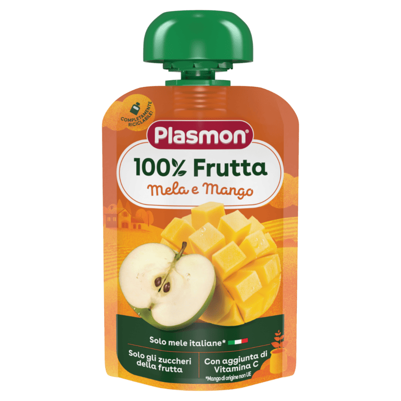 Piure omogenizat din mere si mango 6 luni+