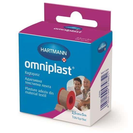Plasture adeziv pe suport textil Omniplast 2
