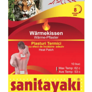 Plasturi cu efect de incalzire 8 ore 9.5 x 13cm