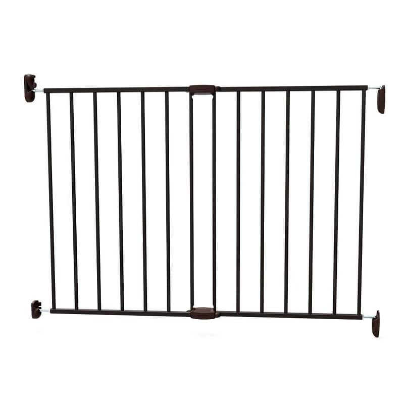 Poarta extensibila metal negru 62-102cm