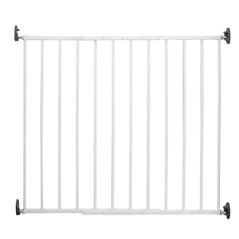Poarta extensibila montaj pe perete Basic 68-106cm Metal alb Simple-Lock 46101, 1 bucata, Reer 1 Poarta extensibila montaj pe perete Basic 68-106cm Metal alb Simple-Lock 46101
