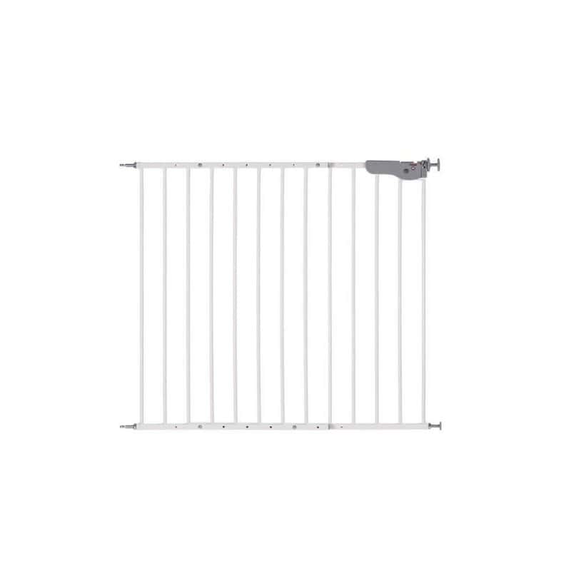Poarta extensibila montaj pe perete S-Gate 73-110cm Metal alb Active-Lock 46115