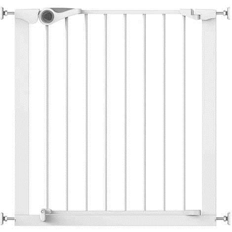 Poarta montare prin presiune 75-82cm Metal Alb Easy Fix