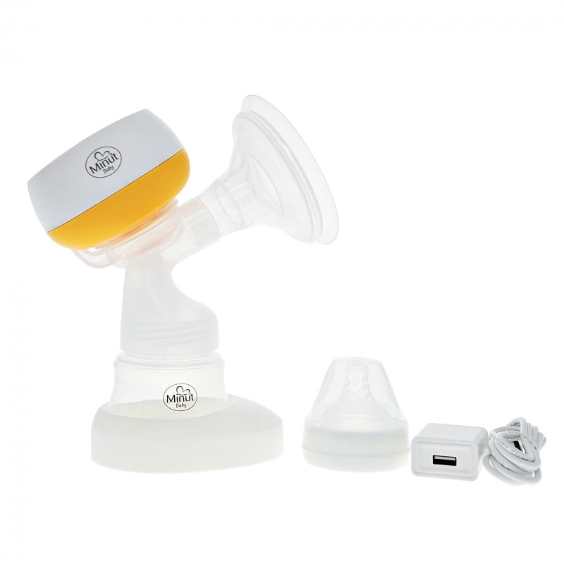 Pompa san electrica cu biberon & acumulator si cablu USB Baby