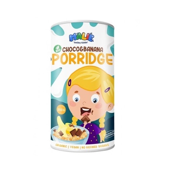 Porridge eco cu ciocolata si banana