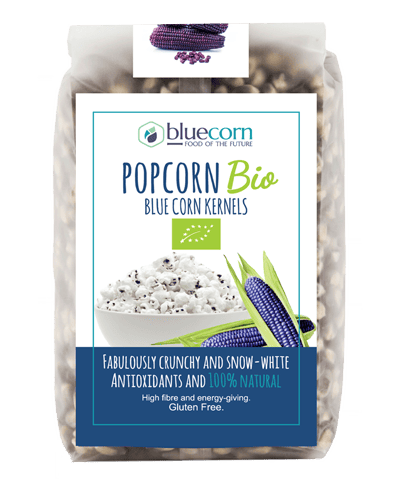 Porumb albastru pentru popcorn bio, 350g, Popcrop 1 Porumb albastru pentru popcorn bio