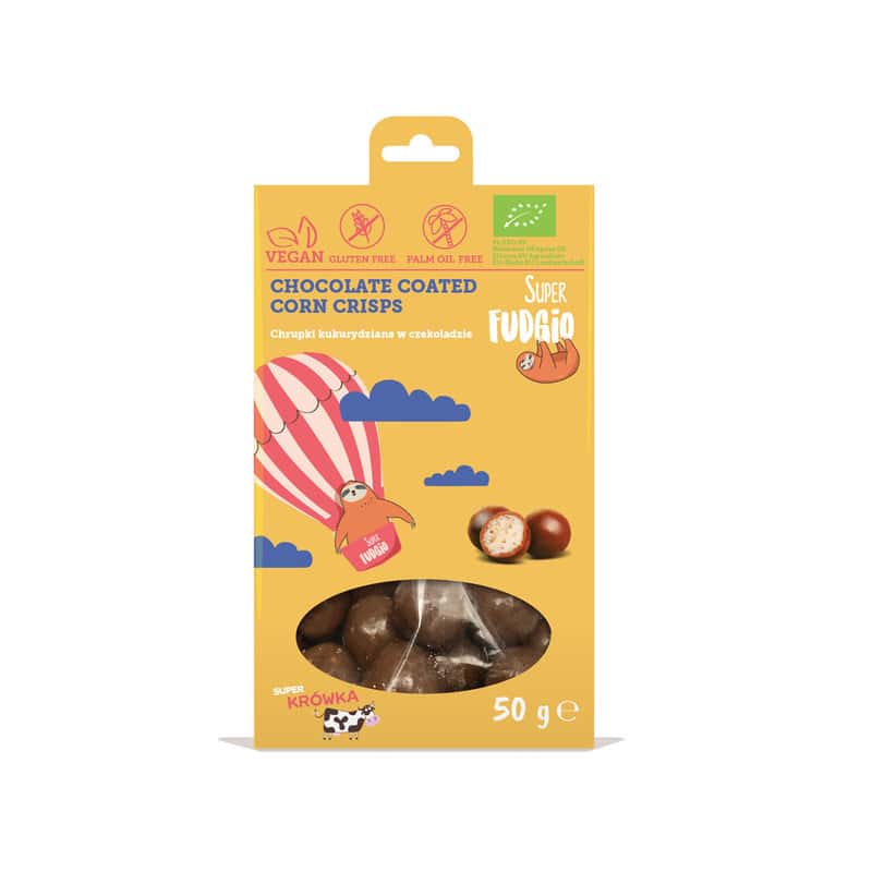 Porumb crispy invelit in ciocolata bio fara gluten