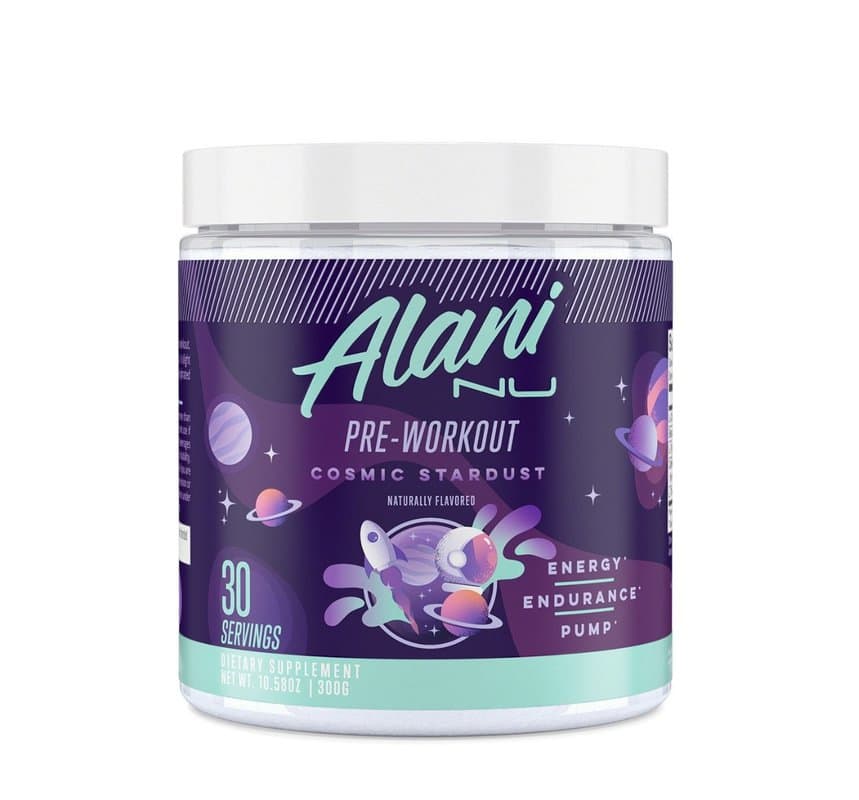Pre-Workout cu Aroma Cosmic Stardust, 300g, Alani NU 1 Pre-Workout cu Aroma Cosmic Stardust
