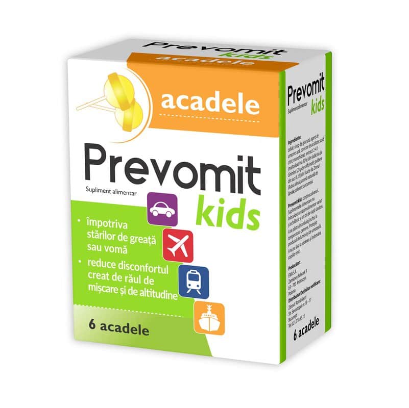 Prevomit kids acadele