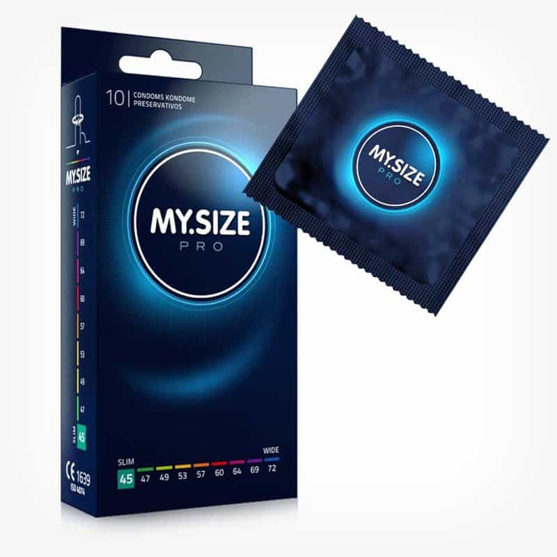 Prezervative premium My Size PRO, subtiri si rezistente, marime 45 mm, 1 cutie x 10 buc 1 Prezervative premium My Size PRO