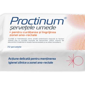 Proctinum servetele umede pentru igiena ano-rectala