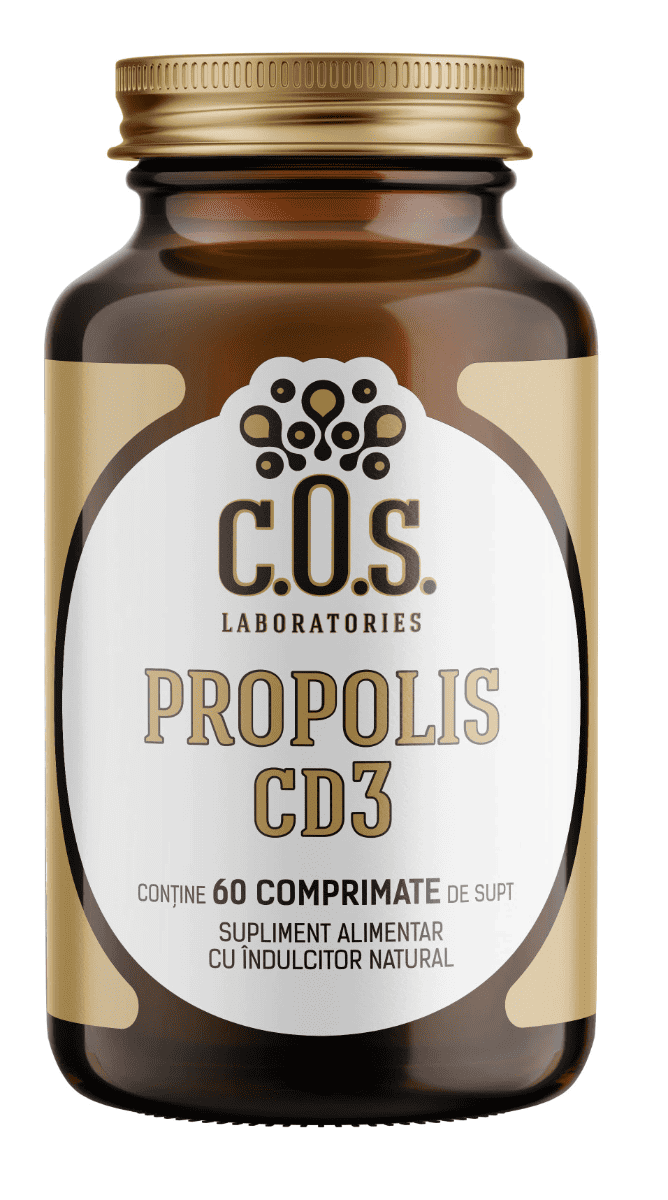 Propolis CD3, 60 comprimate, COS Laboratories 1 Propolis CD3