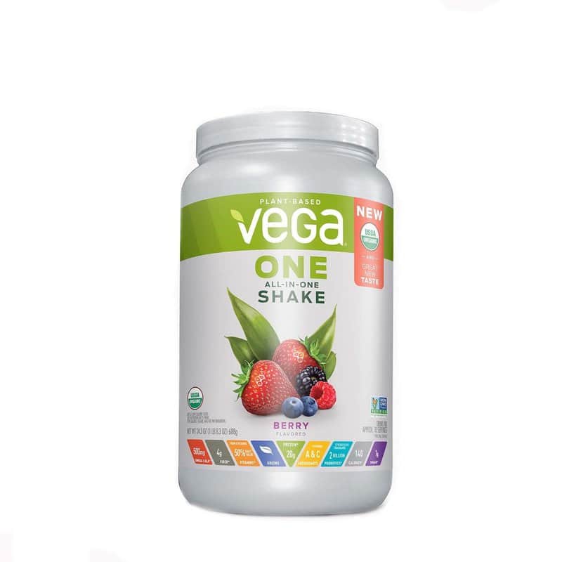 Proteina Vegetala Organic All-In-One Shake cu Aroma de Fructe de Padure