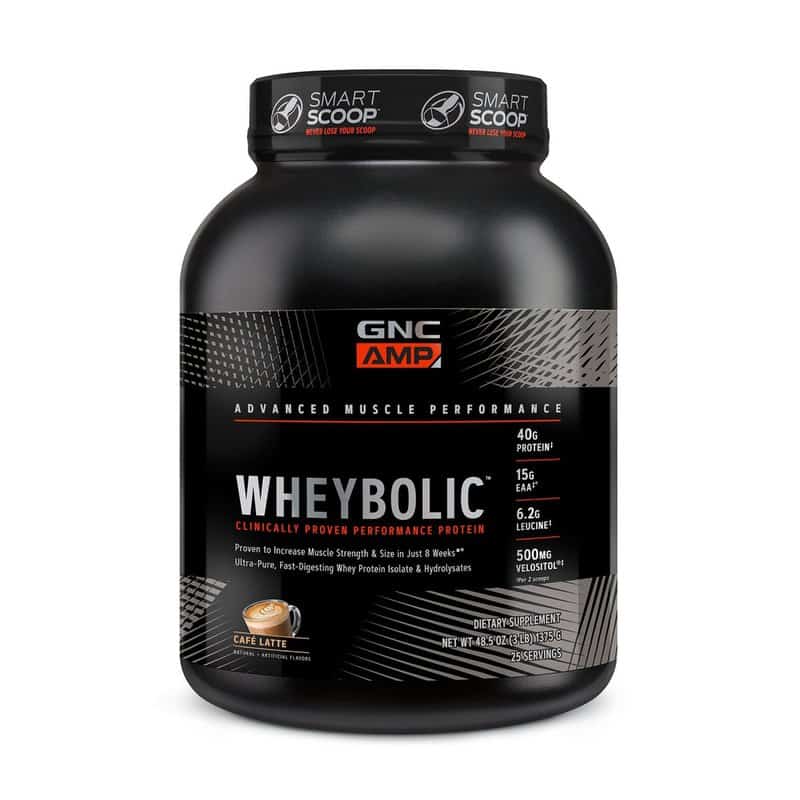 Proteina din zer cu aroma de cafea cu lapte AMP Wheybolic