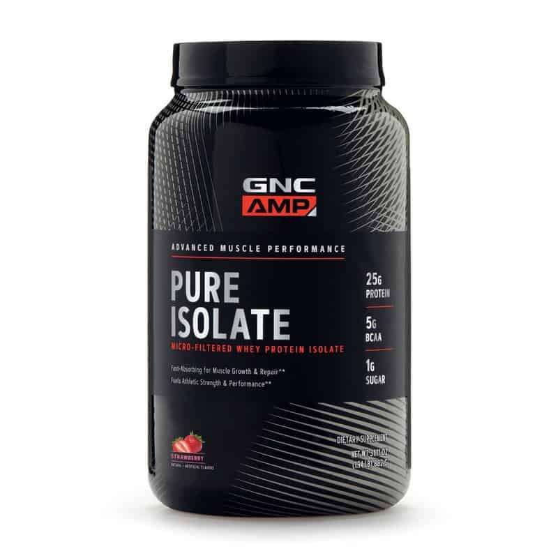 Proteina din zer cu aroma de capsuni AMP Pure Isolate