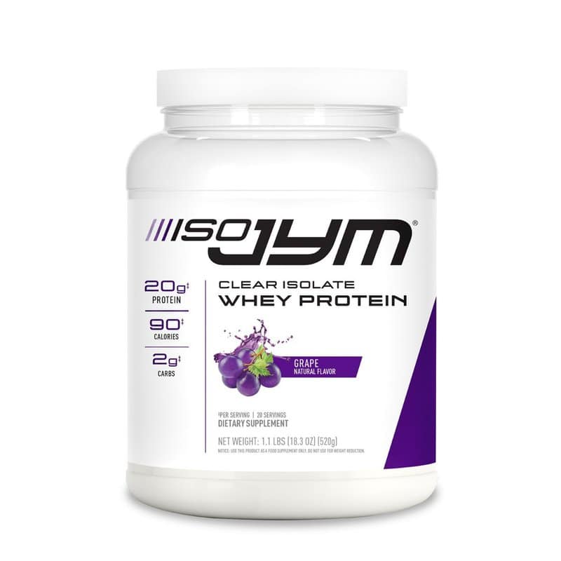 Proteina izolata din zer clear isolate whey protein cu aroma naturala de struguri Iso Jym