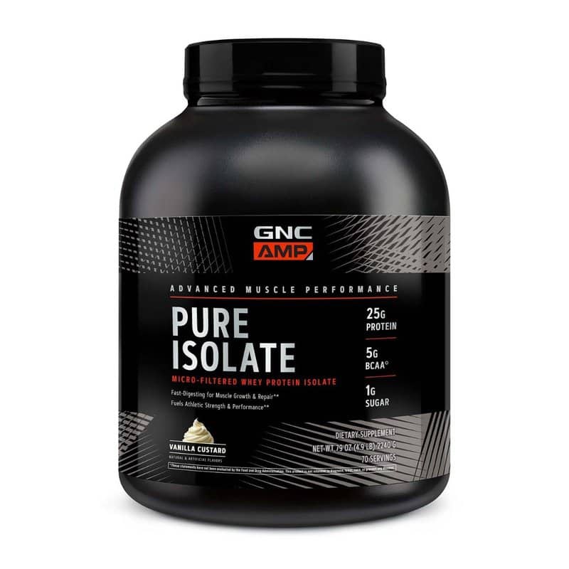 Proteina izolata din zer cu aroma de vanilie AMP Pure Isolate