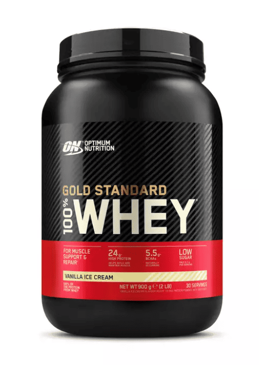 Proteine din zer ON 100% Whey vanilie, 908g, Optimum Nutrition 1 Proteine din zer ON 100% Whey vanilie