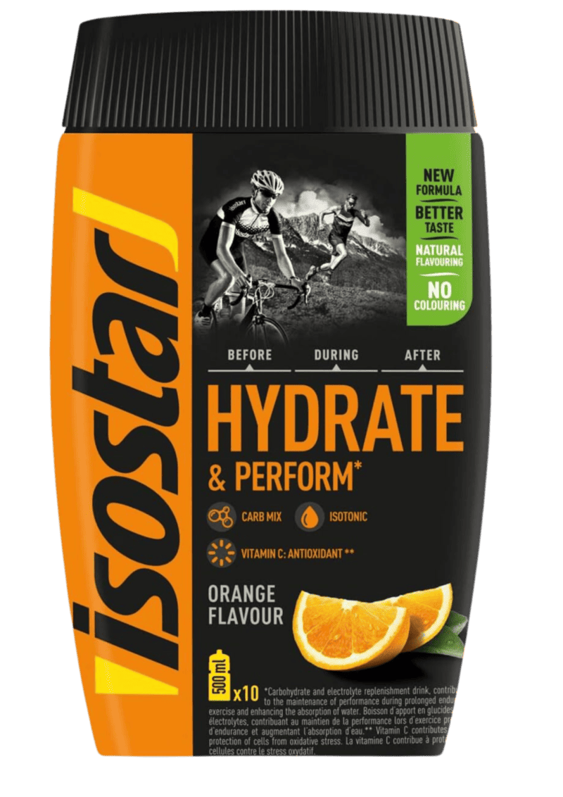 Pudra izotonica Orange H&P, 400g, Isostar – Suplimente pentru sportivi