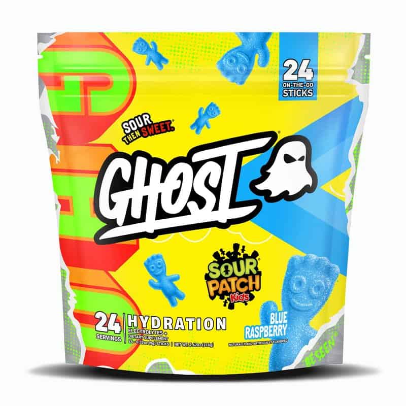 Pudra pentru hidratare cu aroma de zmeura albastra