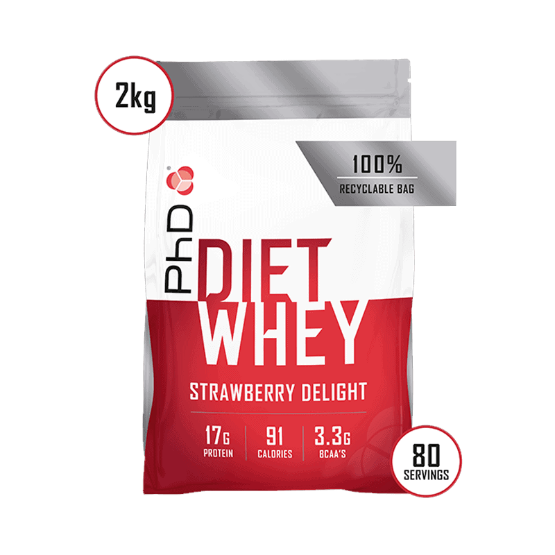 Pudra proteica cu aroma de capsuni Diet Whey