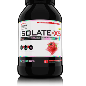 Pudra proteica cu aroma de capsuni Isolate-X5