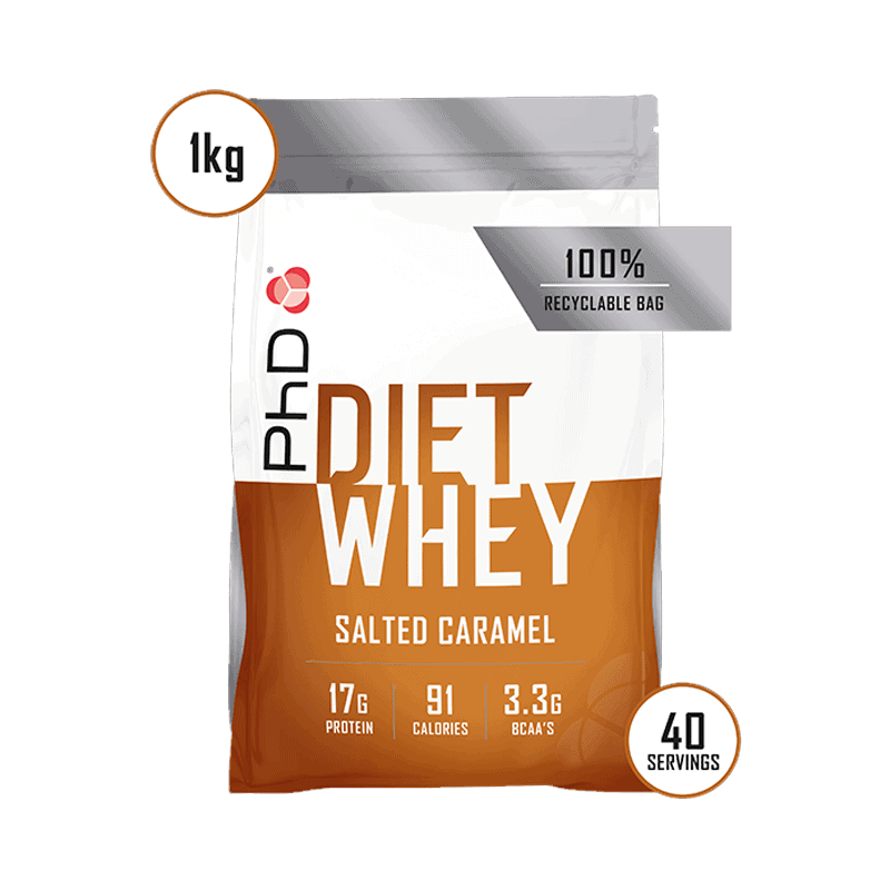 Pudra proteica cu aroma de caramel sarat Diet Whey