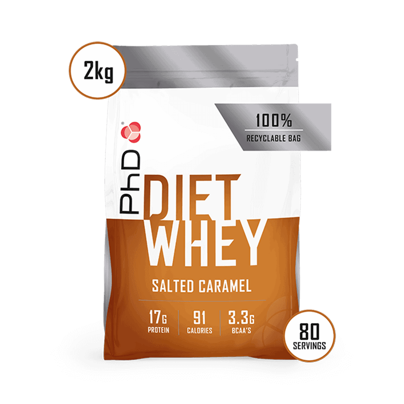 Pudra proteica cu aroma de caramel sarat Diet Whey