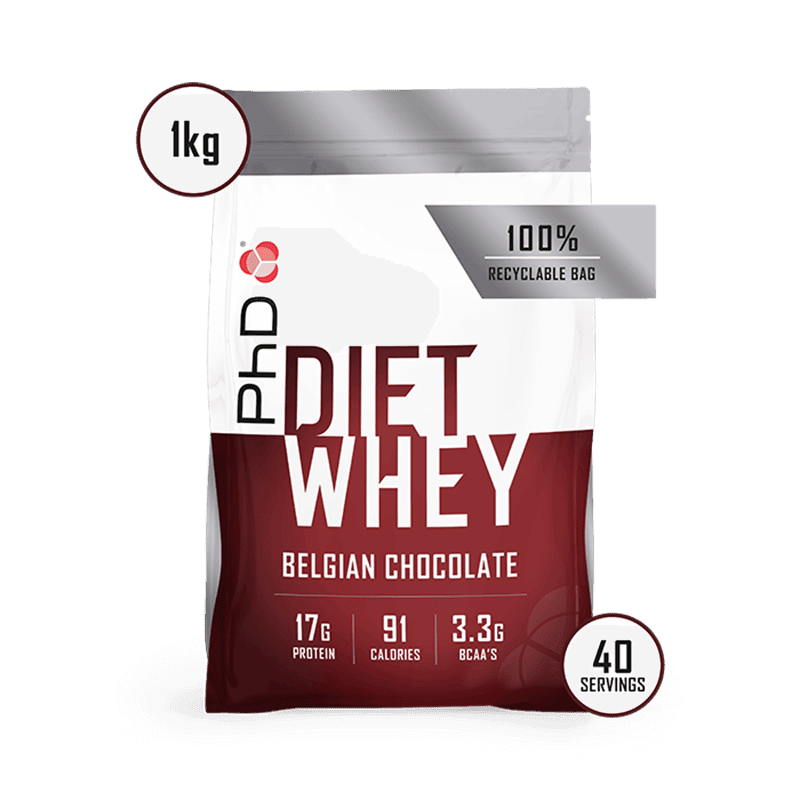 Pudra proteica cu aroma de ciocolata belgiana Diet Whey