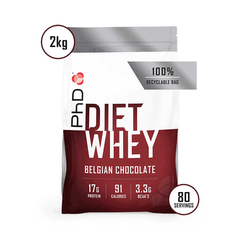 Pudra proteica cu aroma de ciocolata belgiana Diet Whey