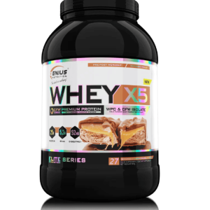 Pudra proteica cu aroma de ciocolata cu caramel Whey-X5