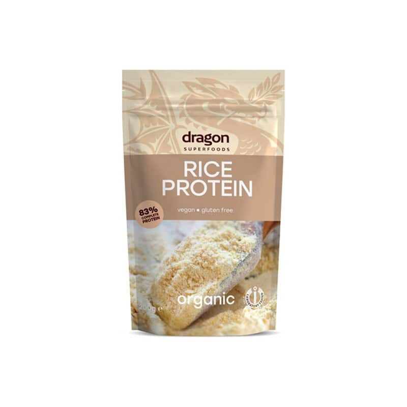 Pudra proteica din orez bio fara gluten